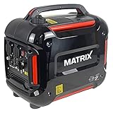 Matrix Notstromaggregat Benzin leise Digitaler Generator Inverter Stromerzeuger Stromaggregat tragbar Stromgenerator...